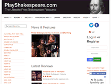 Tablet Screenshot of playshakespeare.com